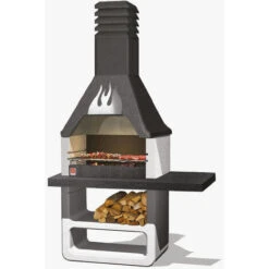 Barbecure Prometeo Cemento 125 Cm X 64 Cm X 215,5 Cm