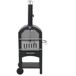 Forno Pizza Esterno A Carbonella Con Pietra Refrattaria VidaXL -Sconto Weber || Campingaz || OUTSUNNY in Italia 11121689 2