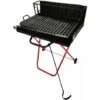 Barbecue A Legna Pieghevole Con Griglia In Acciaio, 100x720x100 Cm - Arnold