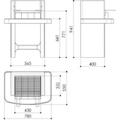 Barbecue Fisso In Muratura Con Mensola VidaXL -Sconto Weber || Campingaz || OUTSUNNY in Italia 12321383 3