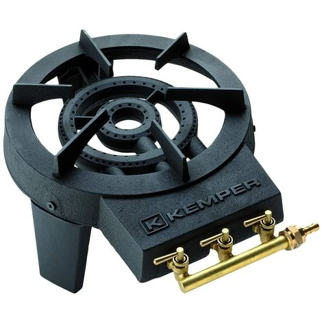 FORNELLONE A GAS IN GHISA BRUCIATORE A 3 FUOCHI CORONE FORNELLO GPL CAMPEGGIO 3 FORNELLONE A GAS IN GHISA BRUCIATORE A 3 FUOCHI CORONE FORNELLO GPL CAMPEGGIO