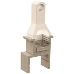 Barbecue Fisso In Muratura Con Canna Fumaria VidaXL -Sconto Weber || Campingaz || OUTSUNNY in Italia 12438691 4