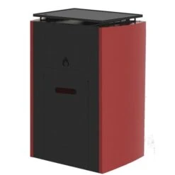 Barbecue A Pellet Bbq Con Piastra In Ghisa Pirolitico Mito 6Kw Con Ruote Acciaio