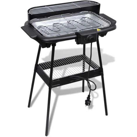 Barbecue Elettrico Rettangolare Da Giardino Con Grill E Supporto VidaXL 3 Barbecue Elettrico Rettangolare Da Giardino Con Grill E Supporto VidaXL