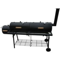 Barbecue Con Affumicatore Nevada XL Nero VidaXL -Sconto Weber || Campingaz || OUTSUNNY in Italia 1462168 2