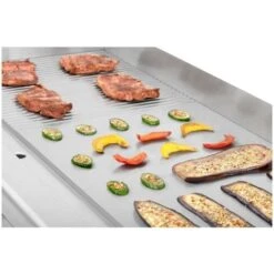 Piastra Elettrica Inox Professionale Fry Top Barbecue 230V Liscia + Rigata 100Cm -Sconto Weber || Campingaz || OUTSUNNY in Italia 15356000 5