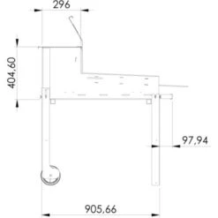 Barbecue A Carbone E Legna Clementi Super Flipper 60x53 In Acciaio Corten -Sconto Weber || Campingaz || OUTSUNNY in Italia 16052505 5