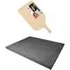 Set Per Preparare La Pizza In Pietra Lavica Teglia + Pala In Legno 38x30 CM -Sconto Weber || Campingaz || OUTSUNNY in Italia 16166338 1