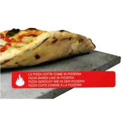 Set Per Preparare La Pizza In Pietra Lavica Teglia + Pala In Legno 38x30 CM -Sconto Weber || Campingaz || OUTSUNNY in Italia 16166338 3