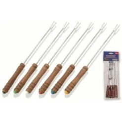 A&F Forchette Per Fonduta Scuro 6 Pezzi