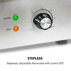 Klarstein Grillmeile 3000GR Pro Grill Elettrico 3000W 54,5x35cm Piatto/scanalato -Sconto Weber || Campingaz || OUTSUNNY in Italia 16767987 3