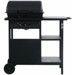 Barbecue E Griglia A Gas Con 3 Ripiani Nero VidaXL -Sconto Weber || Campingaz || OUTSUNNY in Italia 17430512 4