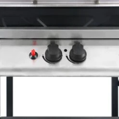 Barbecue E Griglia A Gas A 3 Ripiani Tavolinetto Nero E Argento VidaXL -Sconto Weber || Campingaz || OUTSUNNY in Italia 17430522 5