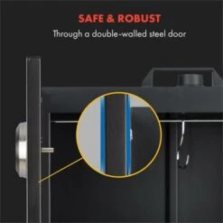 Klarstein Flintstone Affumicatore 1600 W Termometro Acciaio Inox Nero -Sconto Weber || Campingaz || OUTSUNNY in Italia 18135686 4