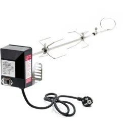 Spiedo Girarrosto Da Barbecue 82 Cm 230 V In Acciaio Inox Con 2 Forchettoni Rosticceria 7 Spiedo Girarrosto Da Barbecue 82 Cm 230 V In Acciaio Inox Con 2 Forchettoni Rosticceria -Sconto Weber || Campingaz || OUTSUNNY in Italia 18161568 2