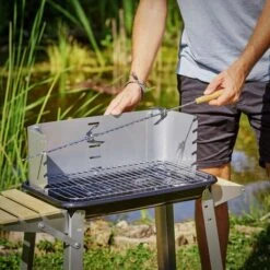 Deuba Barbecue A Carbonella Con Carrello 7kg Con Ripiani Bbq Giardino Grill A Carbone -Sconto Weber || Campingaz || OUTSUNNY in Italia 18458236 4