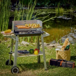 Deuba Barbecue A Carbonella Con Carrello 7kg Con Ripiani Bbq Giardino Grill A Carbone -Sconto Weber || Campingaz || OUTSUNNY in Italia 18458236 5
