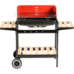 Enrico Coveri Barbecue A Carbone Rettangolare Con 3 Ripiani In Legno E Griglia In Acciaio 8 Enrico Coveri Barbecue A Carbone Rettangolare Con 3 Ripiani In Legno E Griglia In Acciaio -Sconto Weber || Campingaz || OUTSUNNY in Italia 18725000 2