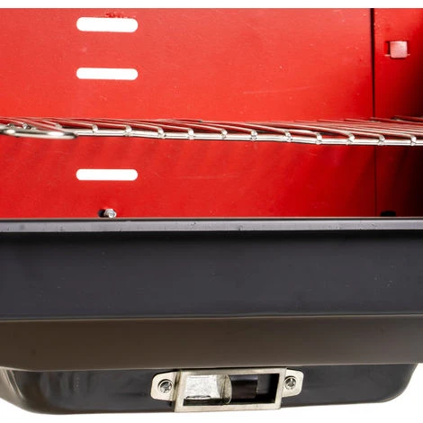 Enrico Coveri Barbecue A Carbone Rettangolare Con 3 Ripiani In Legno E Griglia In Acciaio 7 Enrico Coveri Barbecue A Carbone Rettangolare Con 3 Ripiani In Legno E Griglia In Acciaio - immagine 5