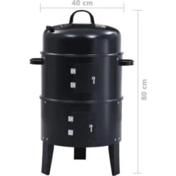 Griglia Barbecue A Carbone 3-in-1 40x80 Cm VidaXL -Sconto Weber || Campingaz || OUTSUNNY in Italia 18733394 3