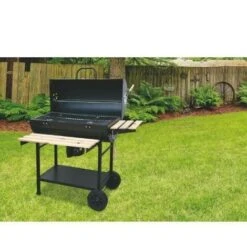 BARBECUE A CARBONELLA RETTANGOLARE 108 X 70 X 100 CM SUN-DAY NERO -Sconto Weber || Campingaz || OUTSUNNY in Italia 19517664 4