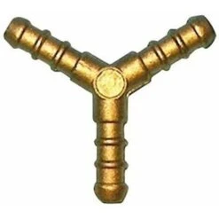 PORTAGOMMA 3 USCITE TRE VIE PER TUBO GAS BOMBOLA OTTONE CAMPEGGIO BARBECUE