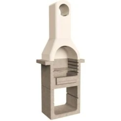 Hommoo Barbecue Fisso In Muratura Con Canna Fumaria VD27331 -Sconto Weber || Campingaz || OUTSUNNY in Italia 26625169 2