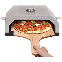 Hommoo Forno Pizza Con Piastra Ceramica Per Barbecue A Gas E Carbone VD45878 -Sconto Weber || Campingaz || OUTSUNNY in Italia 26663354 3