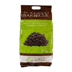 Biococco CARBONE FIBRA COCCO Carbonella Barbecue Completo Di Starter 5 KG