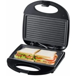 Piastra Elettrica 750W Bistecchiera Antiaderente Griglia Cucina Sandwich Toast -Sconto Weber || Campingaz || OUTSUNNY in Italia 28062757 3