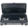 Fornello A Gas 2 Fuochi Griglia E Fuochi Removibili Regolazione Della Fiamma Potenza 4.78 KW Funzionamento A GPL -Sconto Weber || Campingaz || OUTSUNNY in Italia 28269535 1