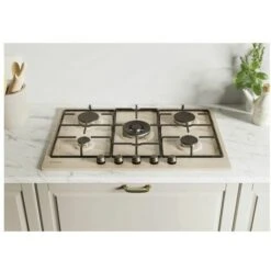 Candy CHW7AV4WGT Piano Cottura A Gas 74 Cm 5 Zone Avena -Sconto Weber || Campingaz || OUTSUNNY in Italia 29300594 5