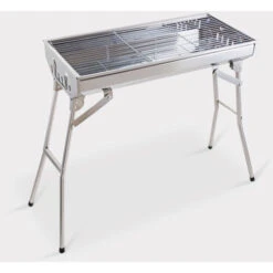 Barbecue Griglia Acciaio Portatile Pieghevole BBQ Carbonella Giardino Campeggio Ash