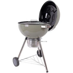 Mastercook - Barbecue A Carbonella Diametro Griglia 57 Cm, Barbecue Con Ruote E Coperchio, BBQ A Carbone Dotato Di Termometro E Sistema Raccogli Cenere, Altezza Griglia Da Terra 78 Cm Gold -Sconto Weber || Campingaz || OUTSUNNY in Italia 32599624 2