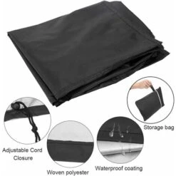 Copri Barbecue Nero, Copri Griglia A Prova Di UV / Acqua / Umidità Protezione UV Antipolvere Resistente Al Vento Per Barbecue All'aperto Griglia Da Giardino Patio ('80x66x100cm) 10 Copri Barbecue Nero, Copri Griglia A Prova Di UV / Acqua / Umidità Protezione UV Antipolvere Resistente Al Vento Per Barbecue All'aperto Griglia Da Giardino Patio ('80x66x100cm) -Sconto Weber || Campingaz || OUTSUNNY in Italia 32755246 4
