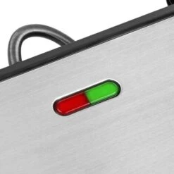 Piastra Per Panini Grill 2000W In Acciaio Inox Nero 30x24cm Con Blocco Sicurezza -Sconto Weber || Campingaz || OUTSUNNY in Italia 32994011 4