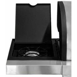 BARBECUE A GAS E PIETRA LAVICA ACCIAIO INOX 3 FUOCHI + FORNELLO LATERALE 37790 -Sconto Weber || Campingaz || OUTSUNNY in Italia 33601075 3