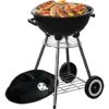 Barbecue A Carbone Griglia 45cm 2 Ruote Coperchio Raccogli Cenere E Ripiano -Sconto Weber || Campingaz || OUTSUNNY in Italia 33923607 1