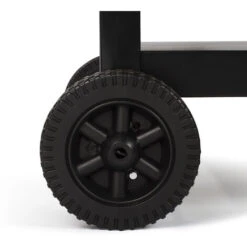 Carrello Per Plancha Nero/legno - Gs131 - Livoo -Sconto Weber || Campingaz || OUTSUNNY in Italia 34738541 3