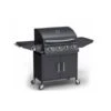 BARBEQUE A GAS 4 FUOCHI CON COPERCHIO E FORNELLO LATERALE -Sconto Weber || Campingaz || OUTSUNNY in Italia 34854528 1