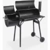 Barbecue A Carbonella Con Affumicatore BBQ Comignolo E Ruote Brisket -Sconto Weber || Campingaz || OUTSUNNY in Italia 35911905 1