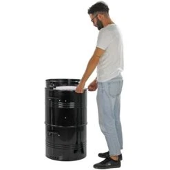 Mastercook - Barbecue Affumicatore A Carbone Barrel Con Griglia 47 Cm -Sconto Weber || Campingaz || OUTSUNNY in Italia 36243477 4