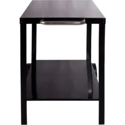 PORTIMAO - Carrello Da Esterno In Acciaio Per Plancha - Ruote - 2 Vassoi - Resistente - Facile Da Spostare - Nero -Sconto Weber || Campingaz || OUTSUNNY in Italia 36859774 3