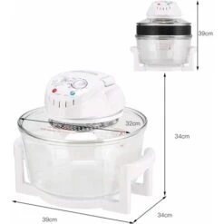 GOPLUS Forno Ad Aria Calda Multifunzione Cuoce Senza Olio Con Funzionalit¨¤ Timer E Scongelamento,12 Litri,1400W -Sconto Weber || Campingaz || OUTSUNNY in Italia 37329379 3