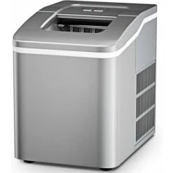 Macchina Del Ghiaccio Silenziosa, Fabbricatore Di Ghiaccio Per Uso Domestico, 12kg Al Giorno, Con Serbatoio Dell'Acquadi 1,6 Litri, Facile Da Usare, 30x22x29,5 Cm (Argento) -Sconto Weber || Campingaz || OUTSUNNY in Italia 37329464 5