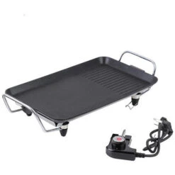 Bistecchiera Elettrica Tavolo 46x26cm 2000W Antiaderente Barbecue Griglia 021 -Sconto Weber || Campingaz || OUTSUNNY in Italia 38533686 5
