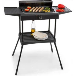 Barbecue Elettrico Su Piedini 2000w Nero - Ksbbq1703 - Kitchen Chef -Sconto Weber || Campingaz || OUTSUNNY in Italia 41398816 2