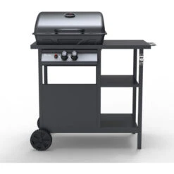Barbecue BBQ Gas Acciaio Inox 2 Bruciatori Griglia Cremagliera Bagnét Verd -Sconto Weber || Campingaz || OUTSUNNY in Italia 41817661 3