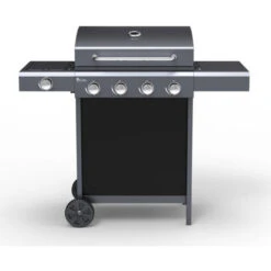 Barbecue BBQ Gas Acciaio Inox 4+1 Bruciatori Ripiani Chimichurri -Sconto Weber || Campingaz || OUTSUNNY in Italia 41817667 3