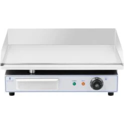 Fry Top Elettrico Piastra Liscia Acciaio Inox 550 X 400 Mm 3.000 W -Sconto Weber || Campingaz || OUTSUNNY in Italia 45687353 5